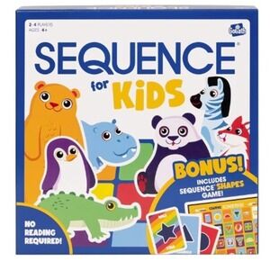 Goliath Sequence for Kids Board Game with Bonus Sequence Shapes Game Ages 4+
